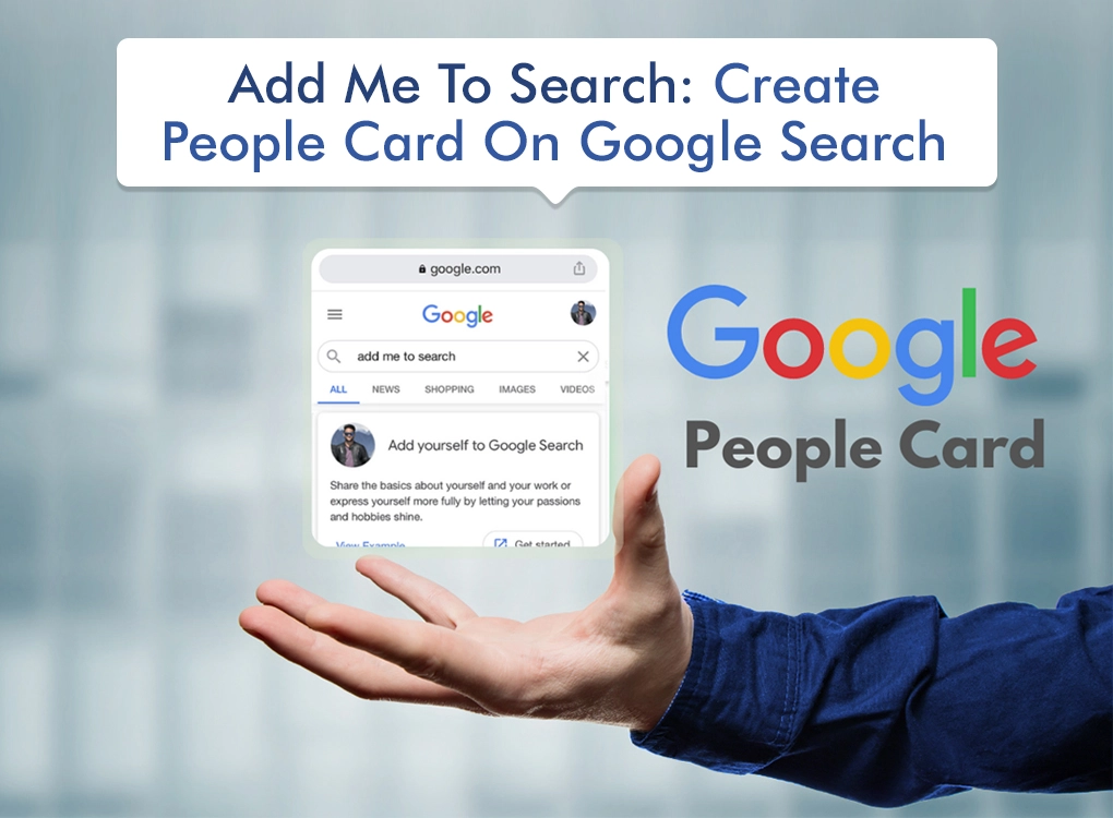 Add Yourself to Google Search