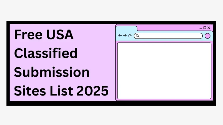 Free USA Classified Submission Sites List 2025